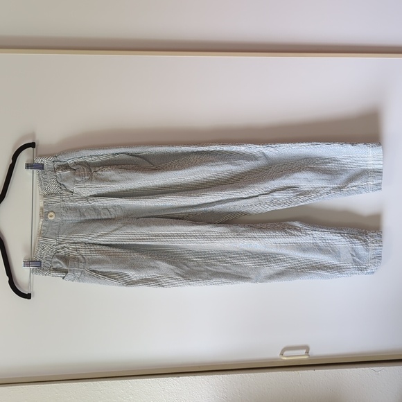 Free People Make A Stand Trouser in Blue & White Combo - Size XS - Picture 5 of 15